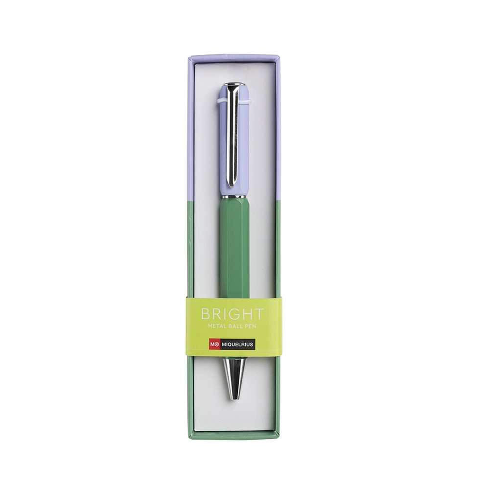 Miquelrius Display Penna in metallo bright, 12 pezzi