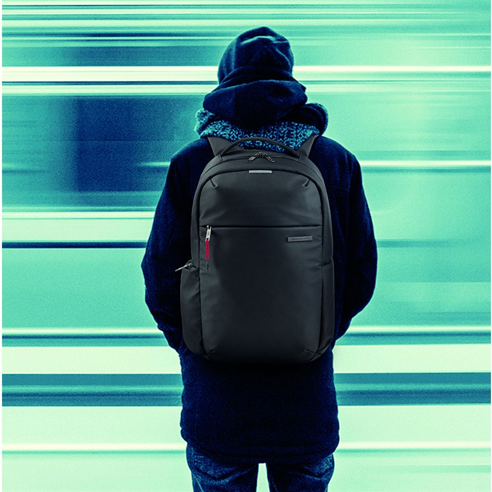 Miquelrius Zaino porta pc idrorepellente, Capacità 22L, Nero