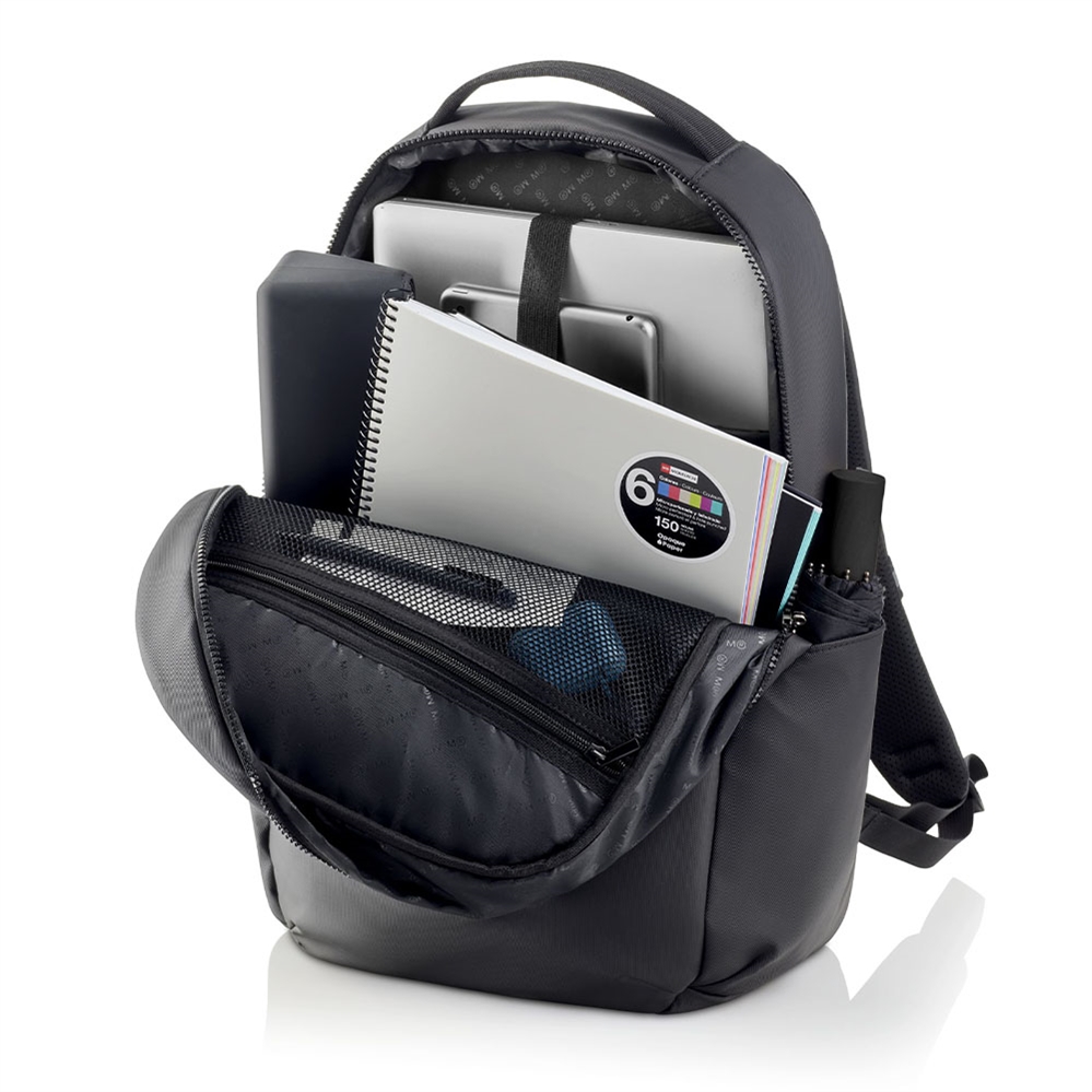 Miquelrius Zaino porta pc idrorepellente, Capacità 22L, Nero