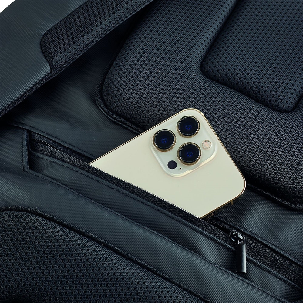Miquelrius Zaino porta pc idrorepellente, Capacità 22L, Nero
