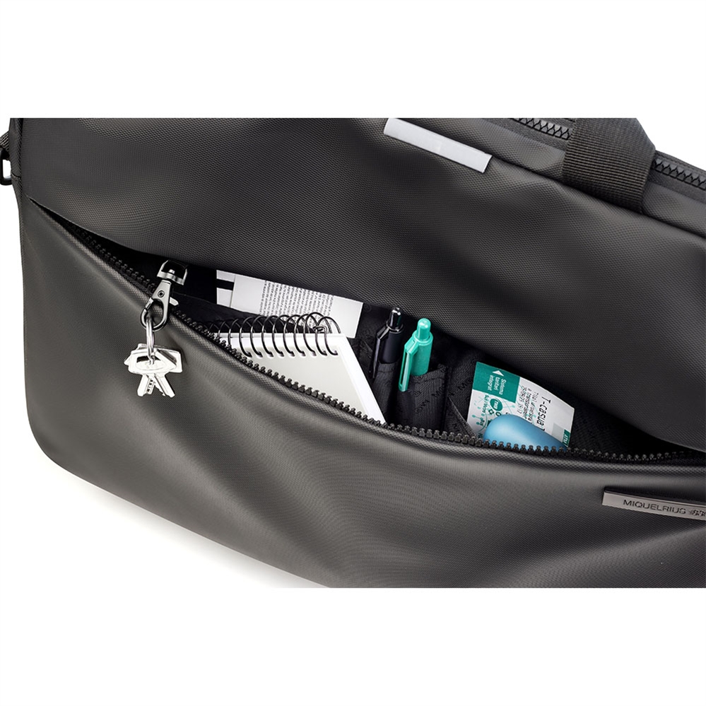 Miquelrius Borsa per notebook 16  idrorepellente, Nero