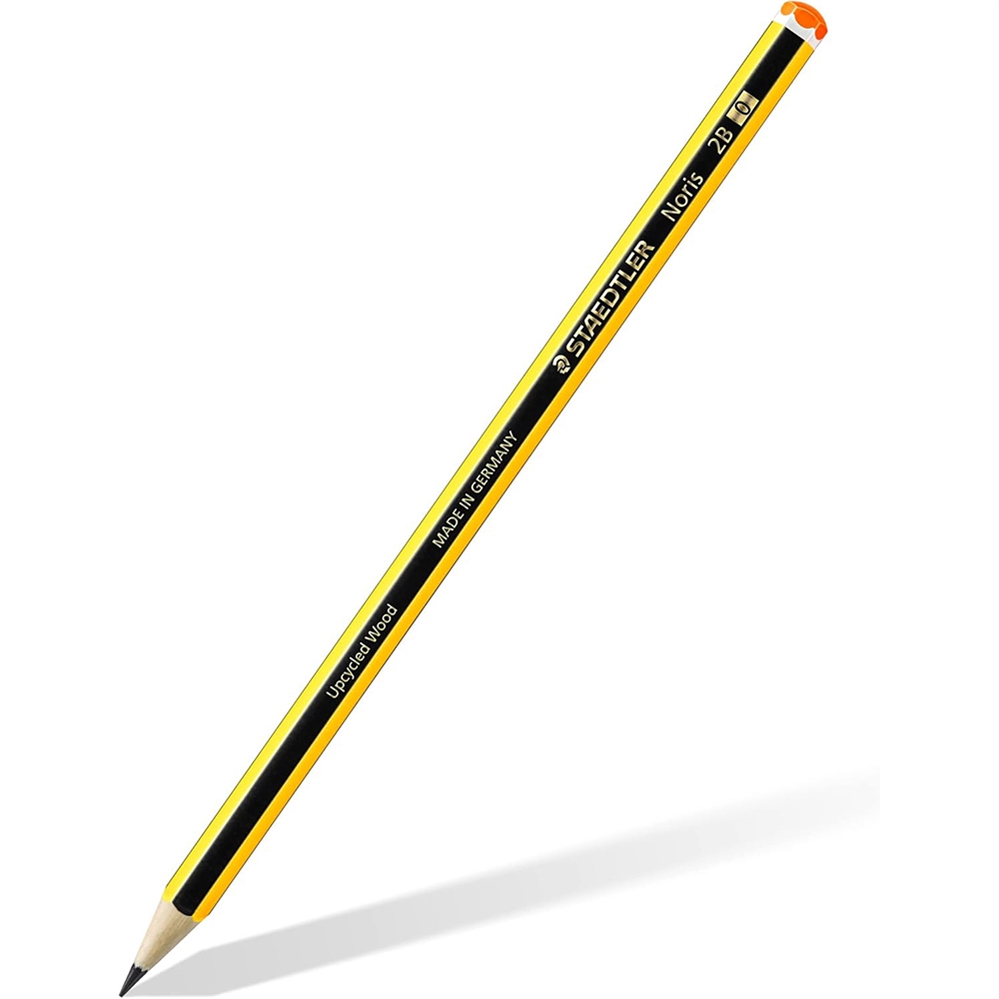 Staedtler Noris Matita in grafite, 2B, fusto esagonale,12 pezzi