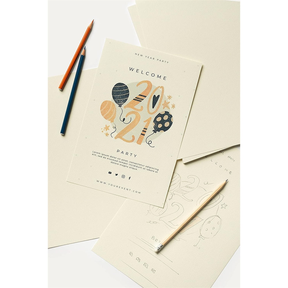 FAVINI Calligraphy Carta canvas A4 200 gr Avorio