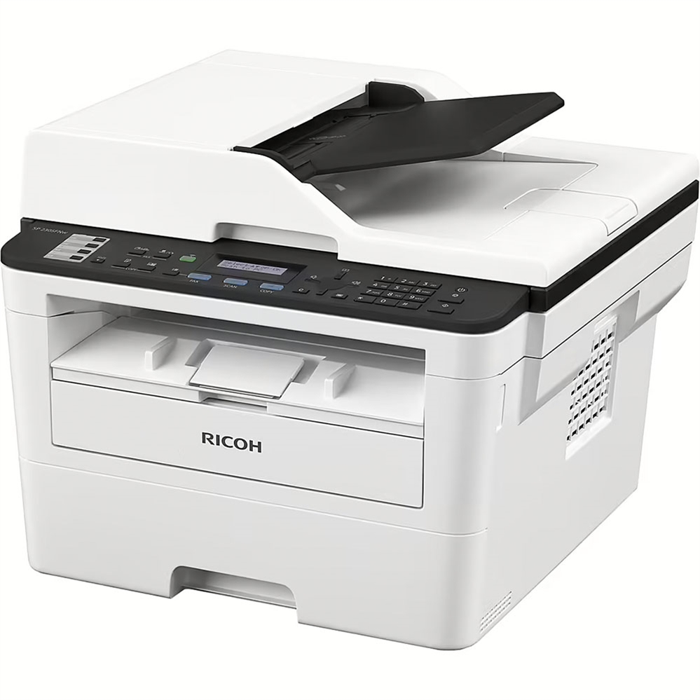 RICOH Stampante Multifunzione Laser A4 SP230SFNW, Bianco e nero