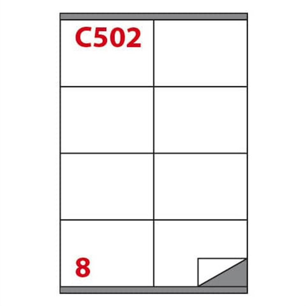MARKIN Etichette bianche A4, 105x72 mm, senza margine, 800 etichette