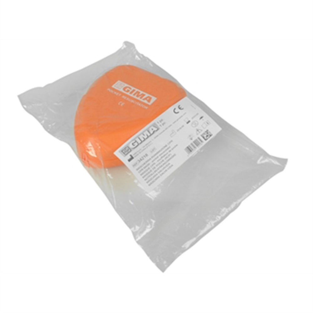 GIMA Mascherina Rianimazione CRP Pocket Mask con custodia rigida