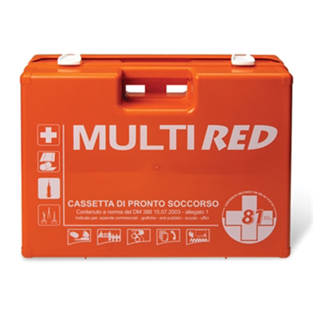 Multired Valigetta grande Pronto Soccorso in PPL 44x39x15 cm