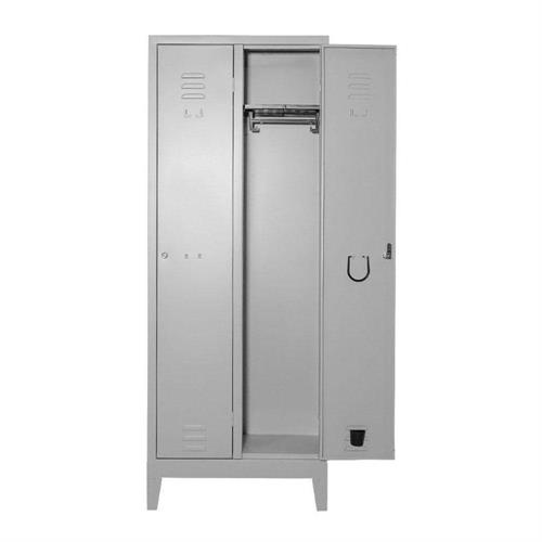 Armadietto spogliatoio 2 posti, 69x33x180H cm