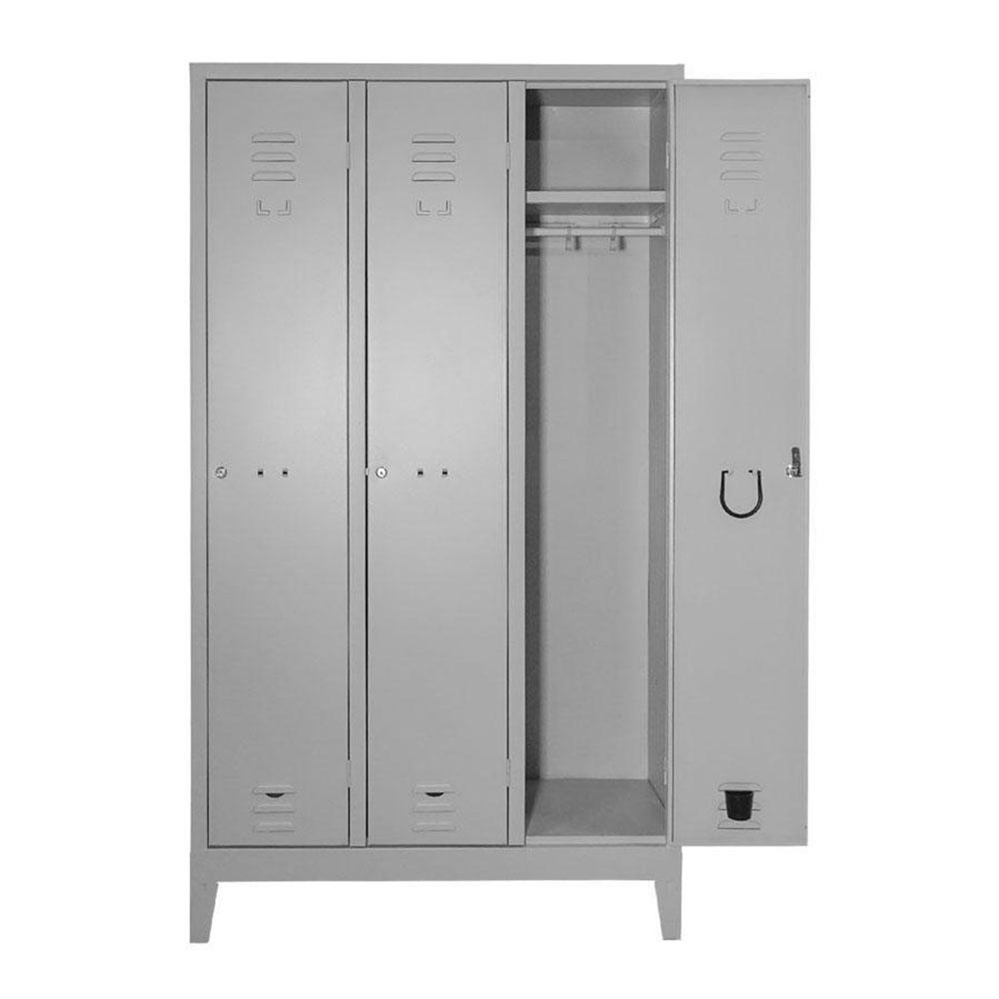 Armadietto spogliatoio 3 posti, 101x50x180H cm