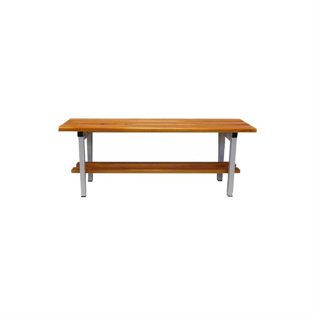 Panca spogliatoio 4 posti in legno, 150 x 36 x 47,5 cm