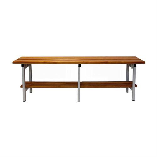 Panca spogliatoio 6 posti in legno, 200 x 36 x 47,5 cm
