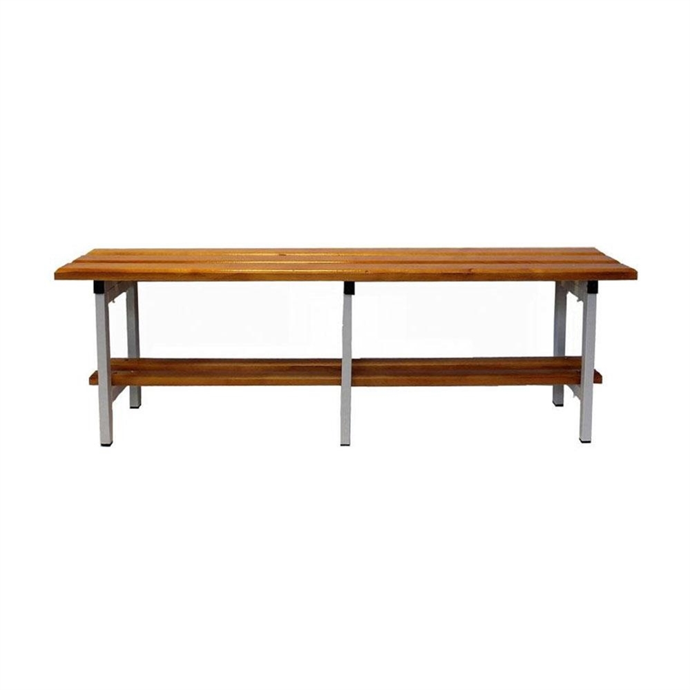 Panca spogliatoio 6 posti in legno, 200 x 36 x 47,5 cm