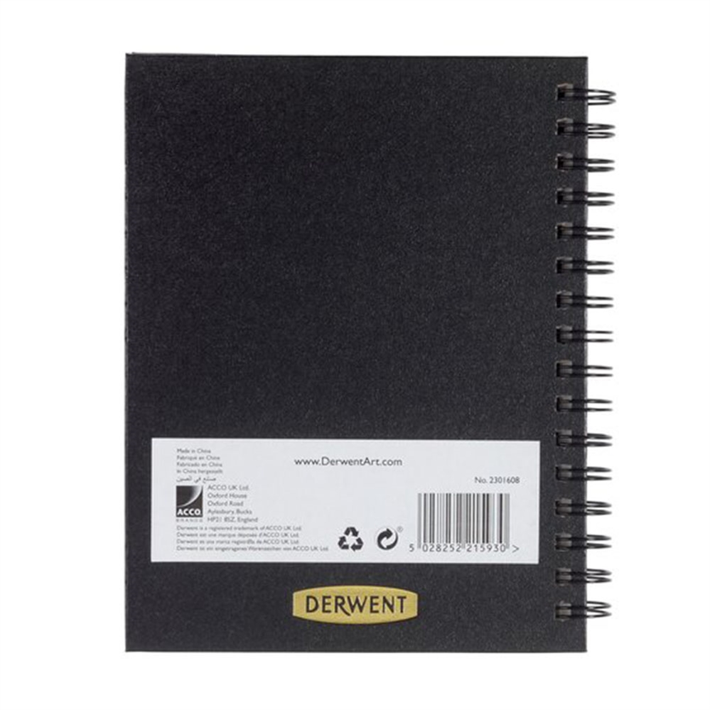 DERWENT Sketch Book A5, 15x21 cm, con spirale, fogli 110 gr