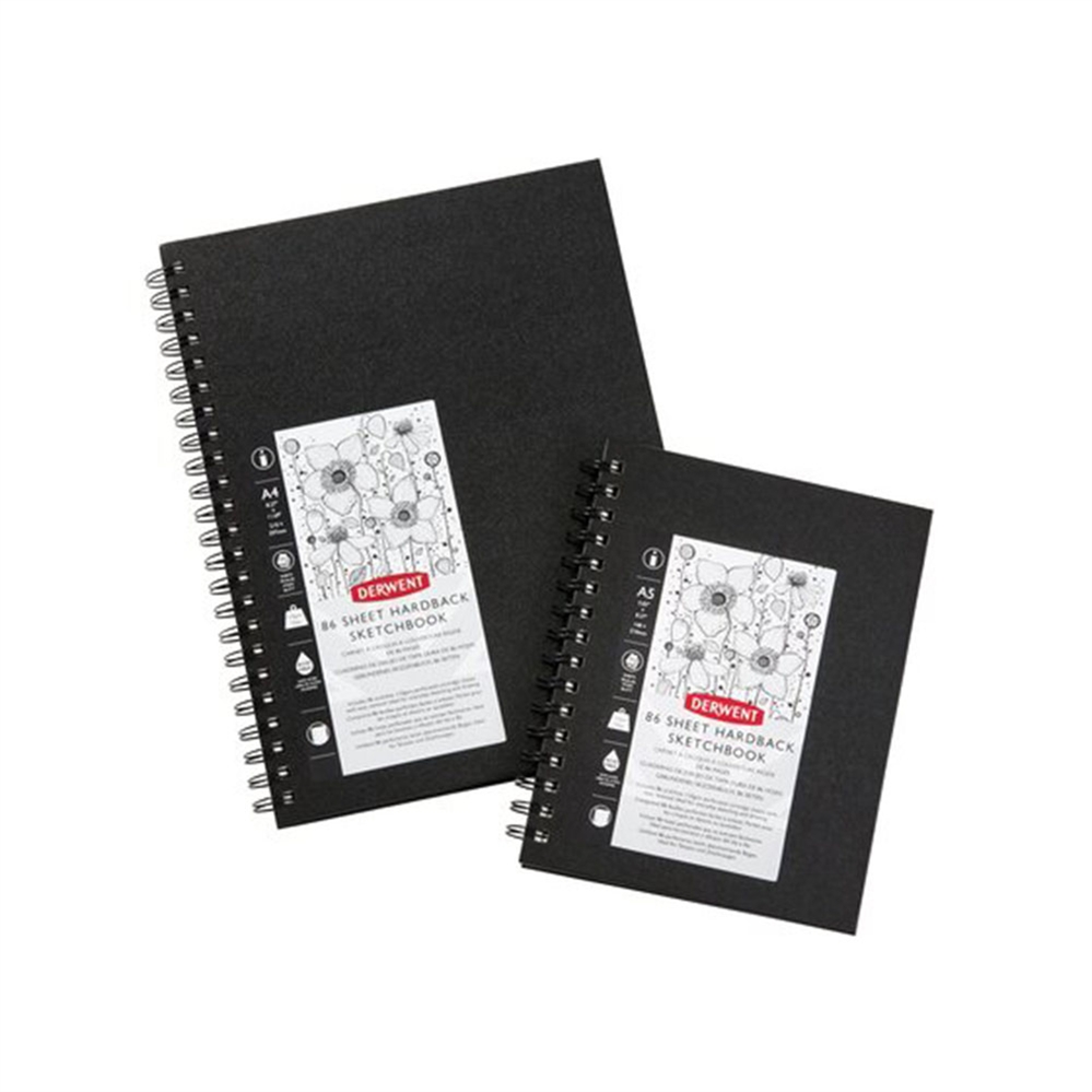 DERWENT Sketch Book A5, 15x21 cm, con spirale, fogli 110 gr