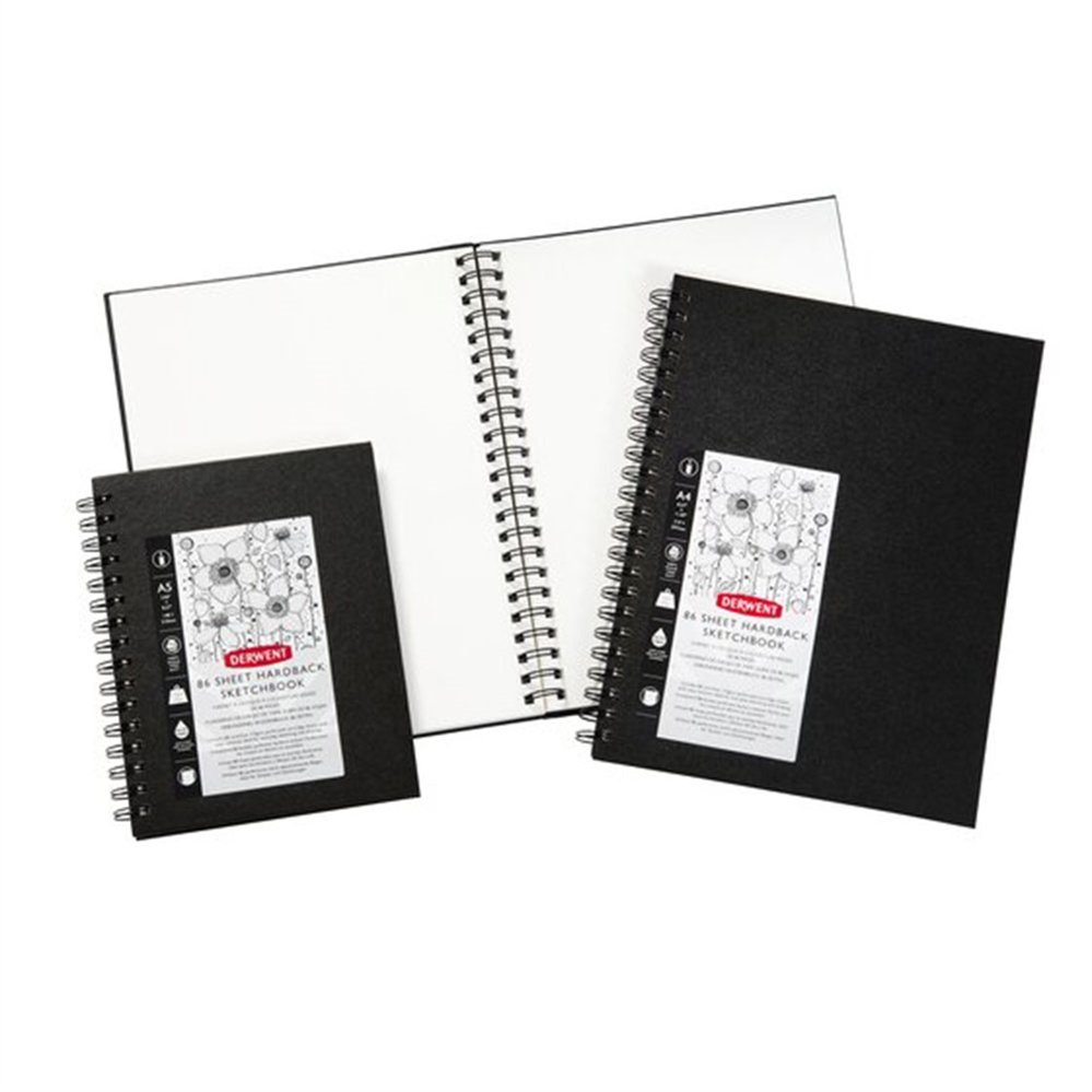 DERWENT Sketch Book A5, 15x21 cm, con spirale, fogli 110 gr