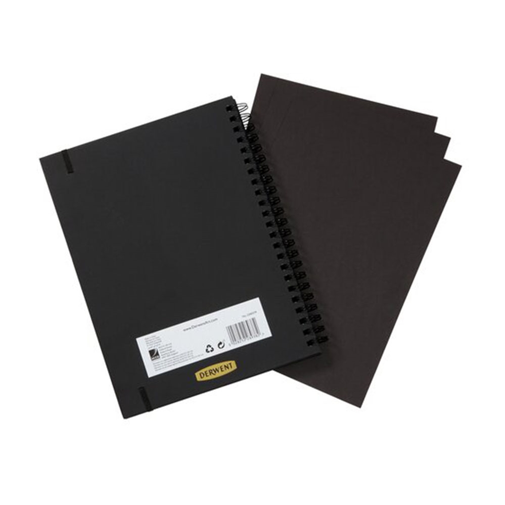 DERWENT Sketch Book A4, 210x297 mm, con elastico, 40 fogli 200 gr
