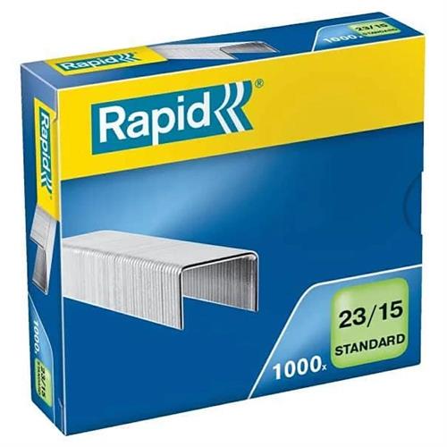 Rapid Punti metallici 23/15 Standard, confezione 1000 punti