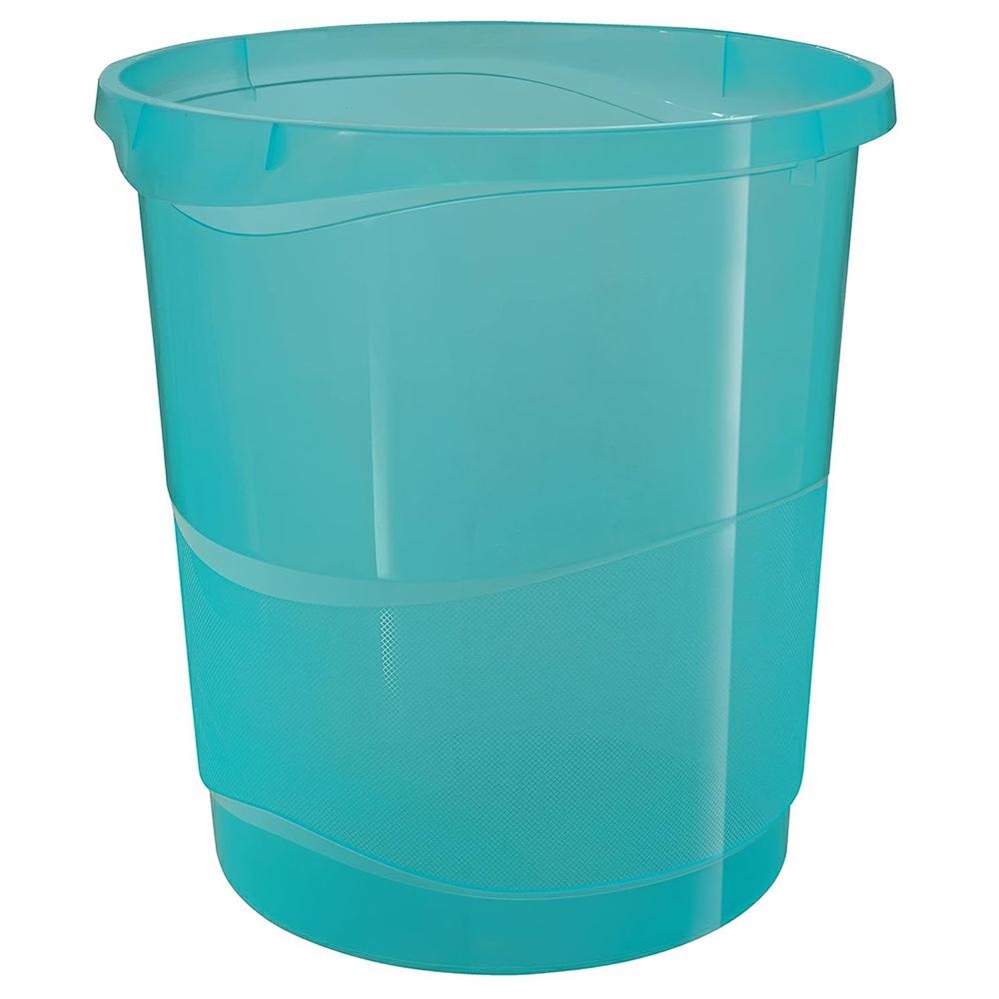 Esselte Colour'Breeze Cestino gettacarte tondo, 14L, Blu