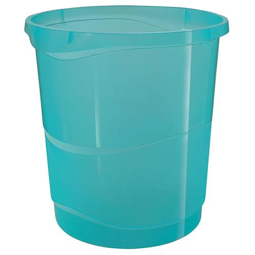 Esselte Colour'Breeze Cestino gettacarte tondo, 14L, Blu