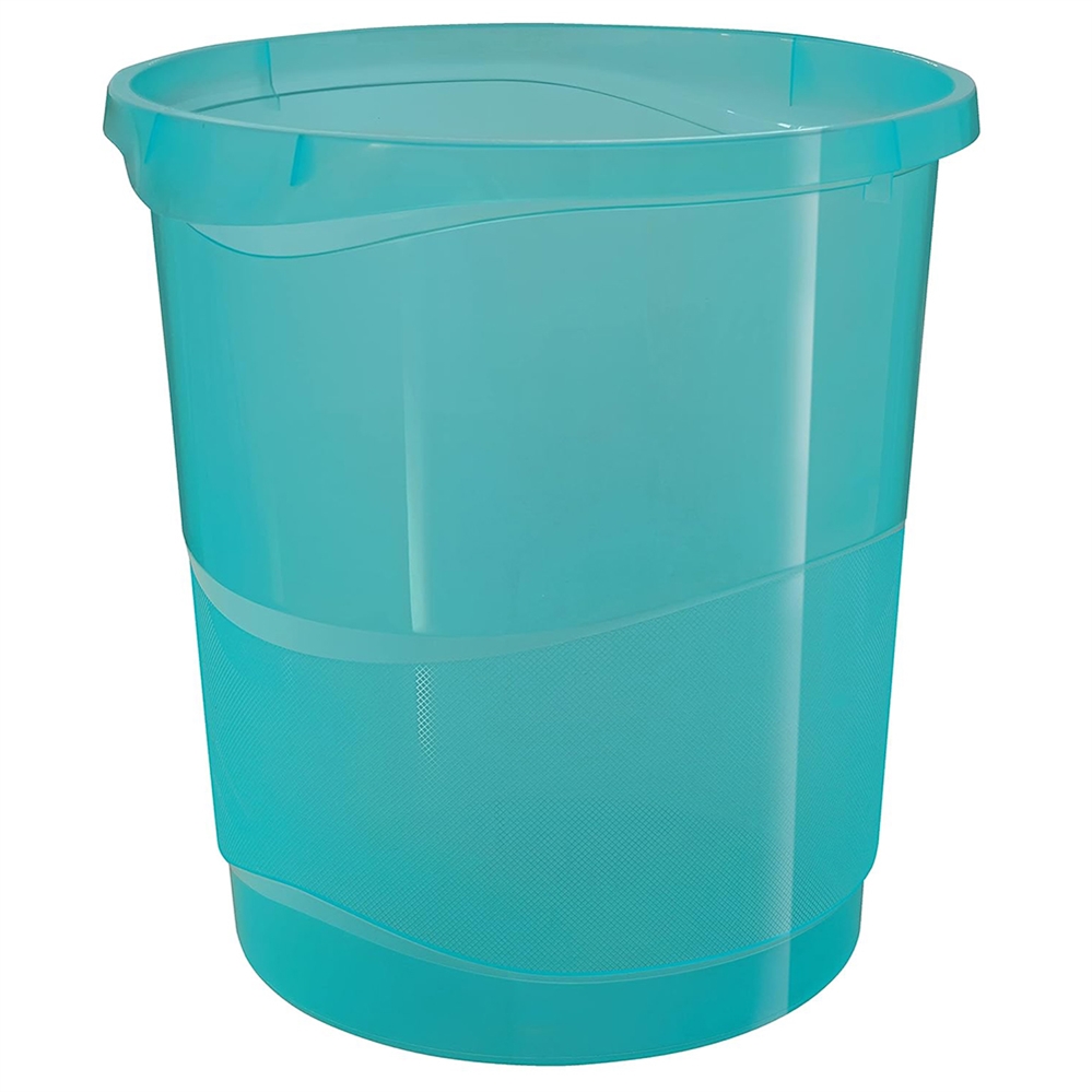 Esselte Colour'Breeze Cestino gettacarte tondo, 14L, Blu