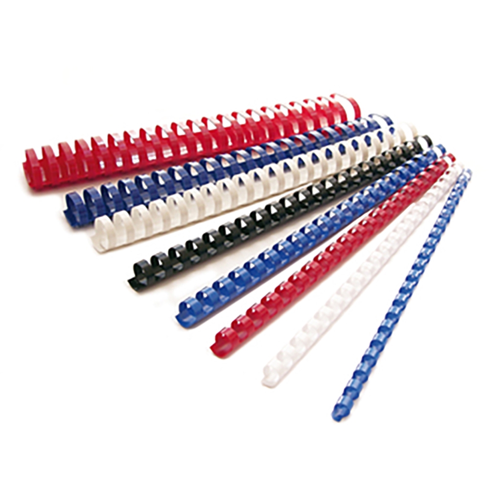 Methodo Dorsi spirali per rilegatura 22 mm, Bianco, 50 pezzi