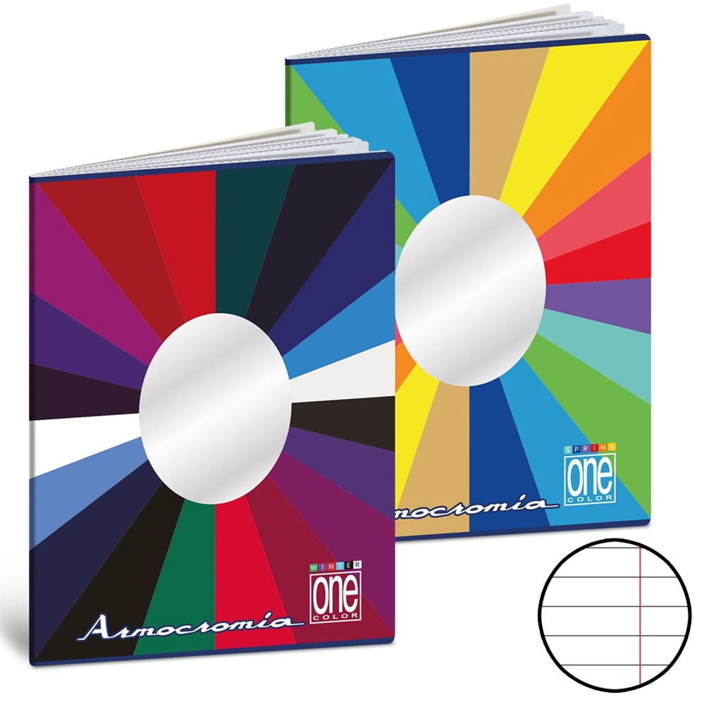 Blasetti One Color Maxi Quaderno Armocromia 80GR, 0C, 4a e 5a elementare