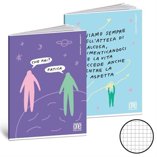 Blasetti One Color Quaderno A5 Disegnetti depressetti 20+1, 5M