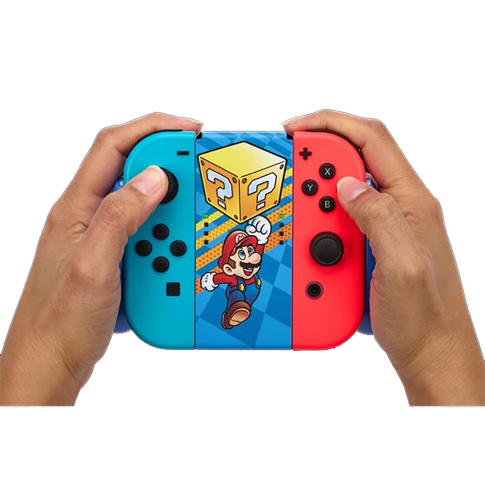 PowerA Joy-Con Comfort Grip per Nintendo Switch, Mystery Block Mario