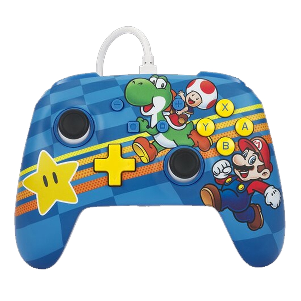 PowerA Controller cablato avanzato Nintendo Switch, Amici Regno Funghi