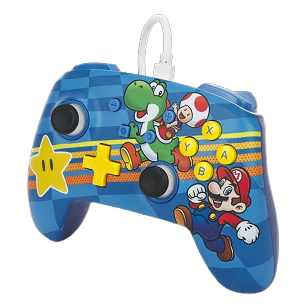 PowerA Controller cablato avanzato Nintendo Switch, Amici Regno Funghi