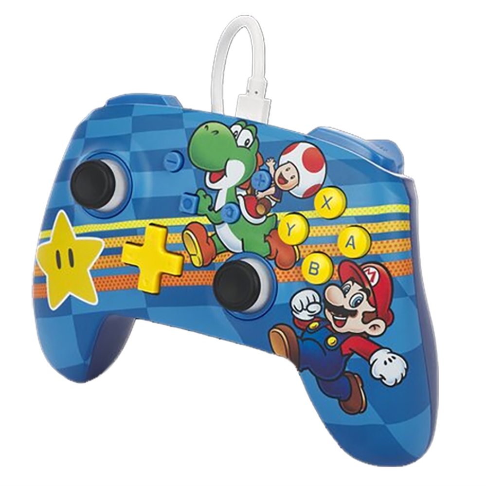 PowerA Controller cablato avanzato Nintendo Switch, Amici Regno Funghi