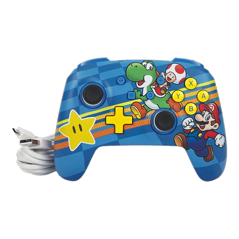 PowerA Controller cablato avanzato Nintendo Switch, Amici Regno Funghi