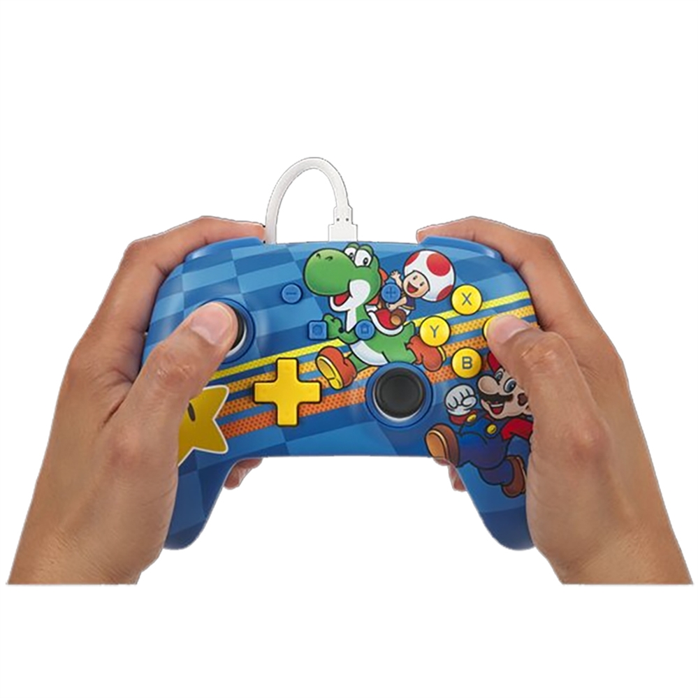 PowerA Controller cablato avanzato Nintendo Switch, Amici Regno Funghi
