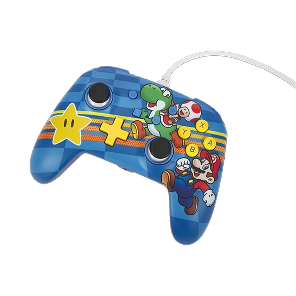 PowerA Controller cablato avanzato Nintendo Switch, Amici Regno Funghi
