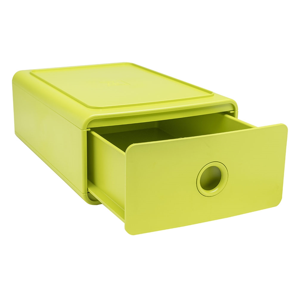 Exacompta Cassettiera Tiny Box Pop N'Co 3 cassetti, Colori Assortiti