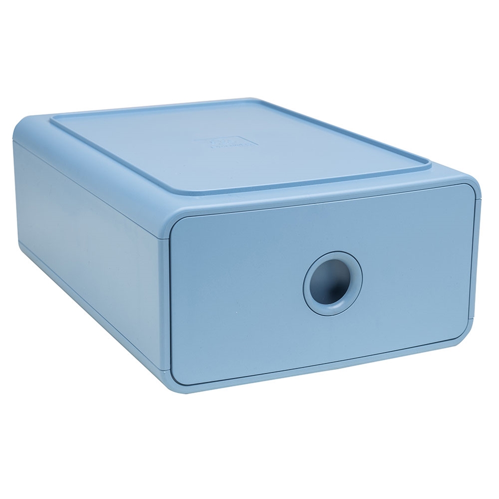 Exacompta Cassettiera Tiny Box Pop N'Co 3 cassetti, Colori Assortiti