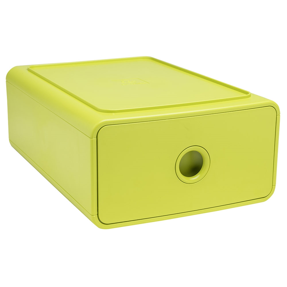 Exacompta Cassettiera Tiny Box Pop N'Co 3 cassetti, Colori Assortiti