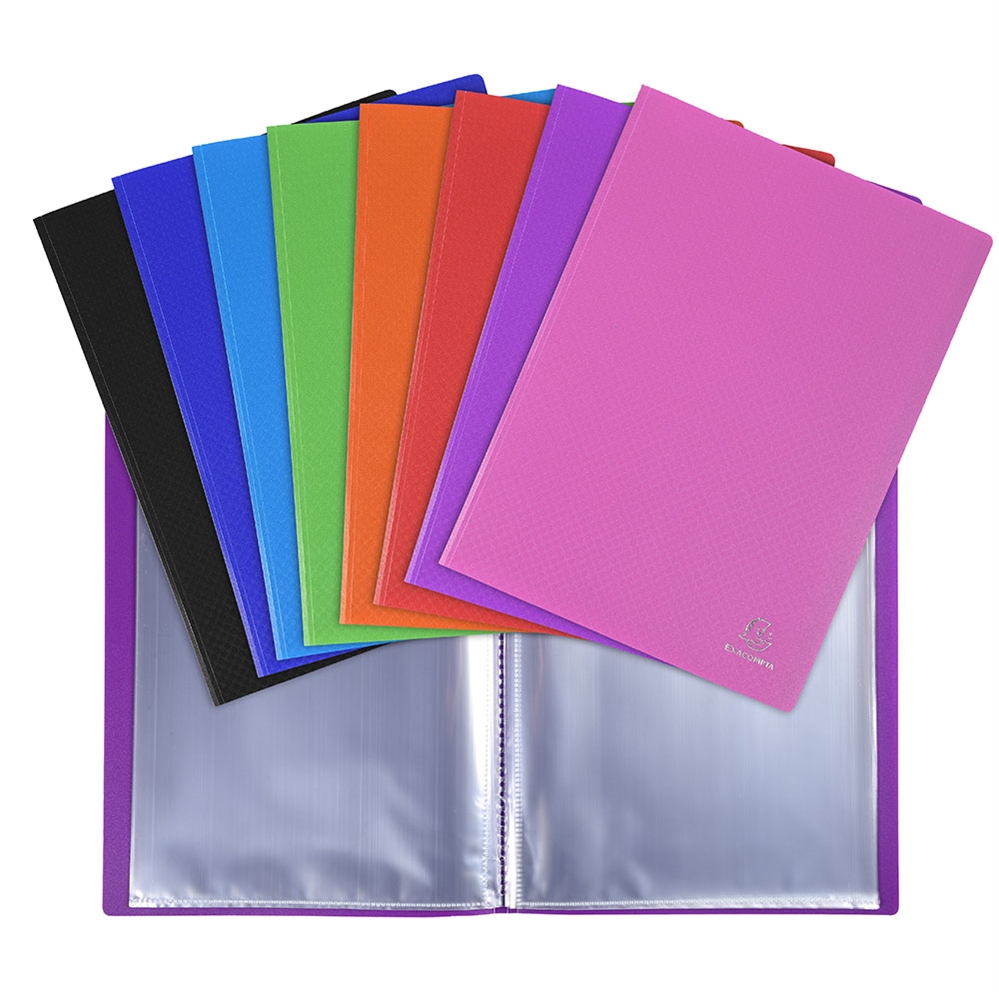 Exacompta Portalistini OPAK A4 PPL, 40 buste, colori assortiti