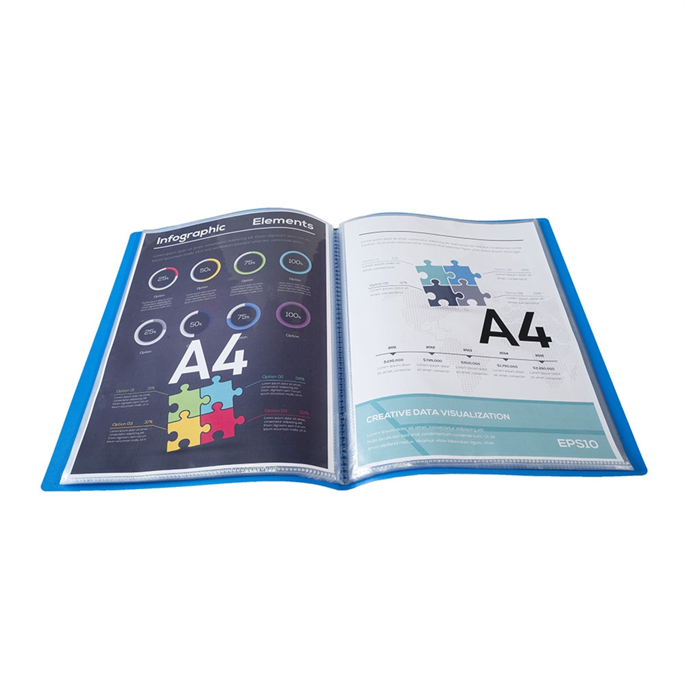 Exacompta Portalistini OPAK A4 PPL, 60 buste, colori assortiti