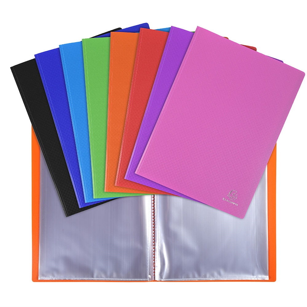 Exacompta Portalistini OPAK A4 PPL, 60 buste, colori assortiti