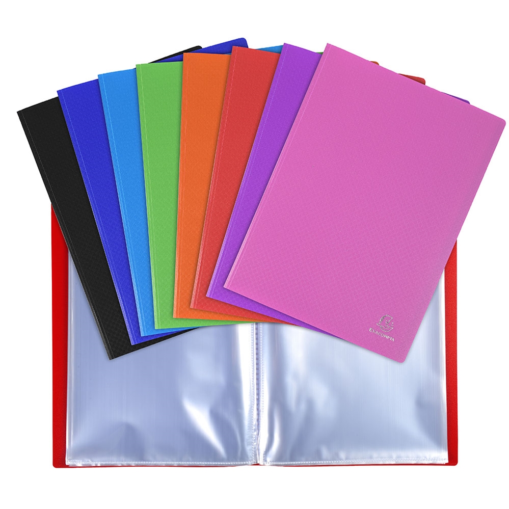Exacompta Portalistini OPAK A4 PPL, 100 buste, colori assortiti