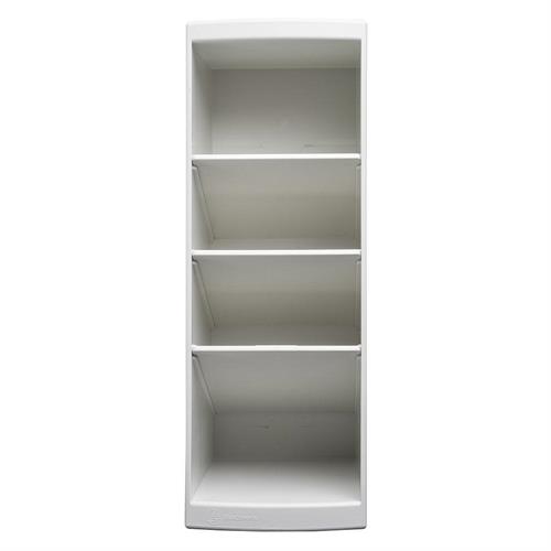 Exacompta Torre portaoggetti MultiTower Autentik, 4 scomparti, Bianco