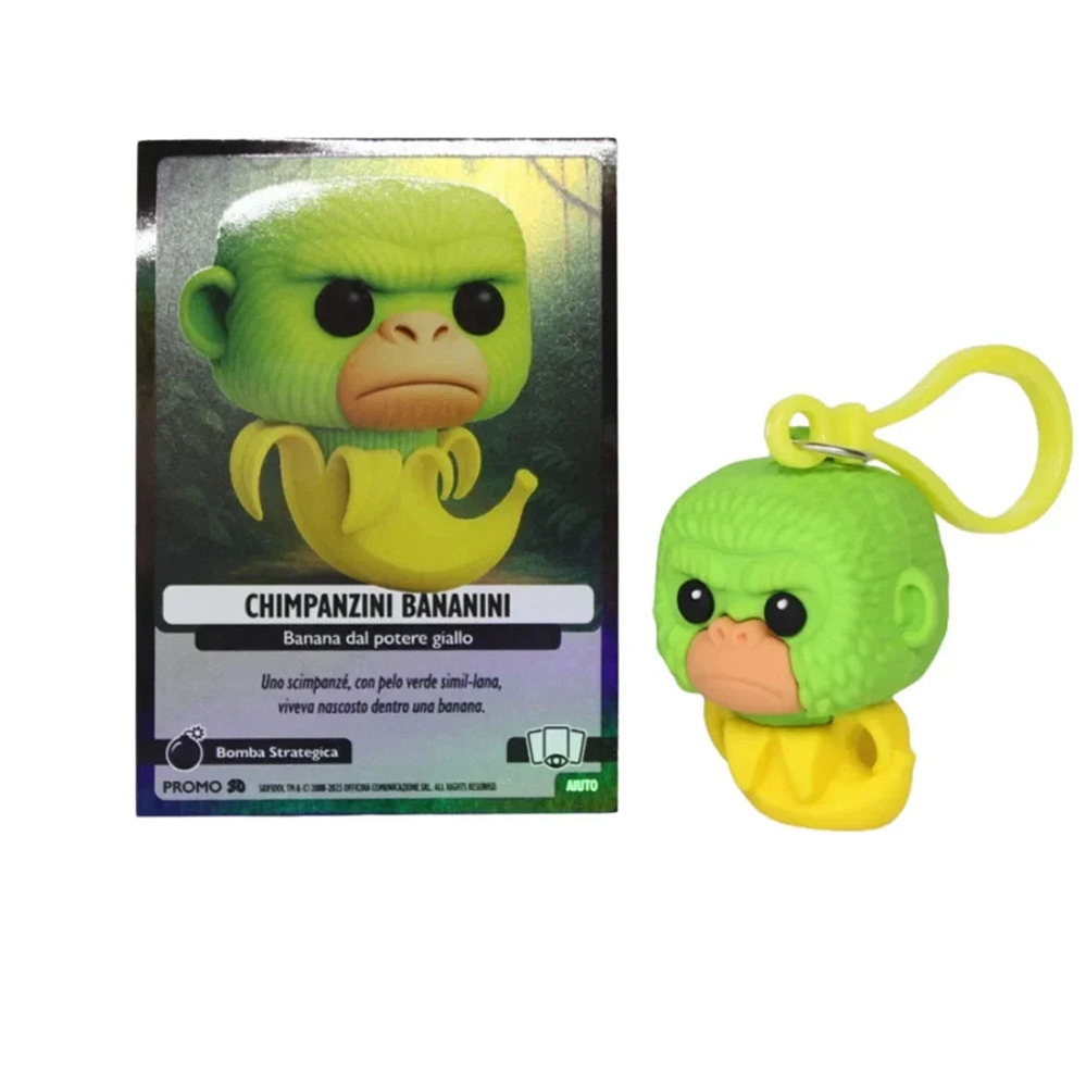 ITALIAN BRAINROT UNIVERSO PSICHEDELICO Carta promo + 3D Action Figure