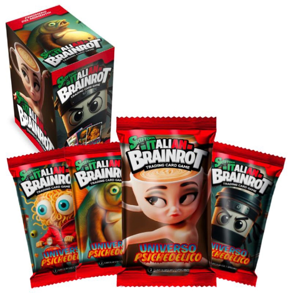 ITALIAN BRAINROT Universo Psichedelico Bustina 7 Carte Serie Alpha