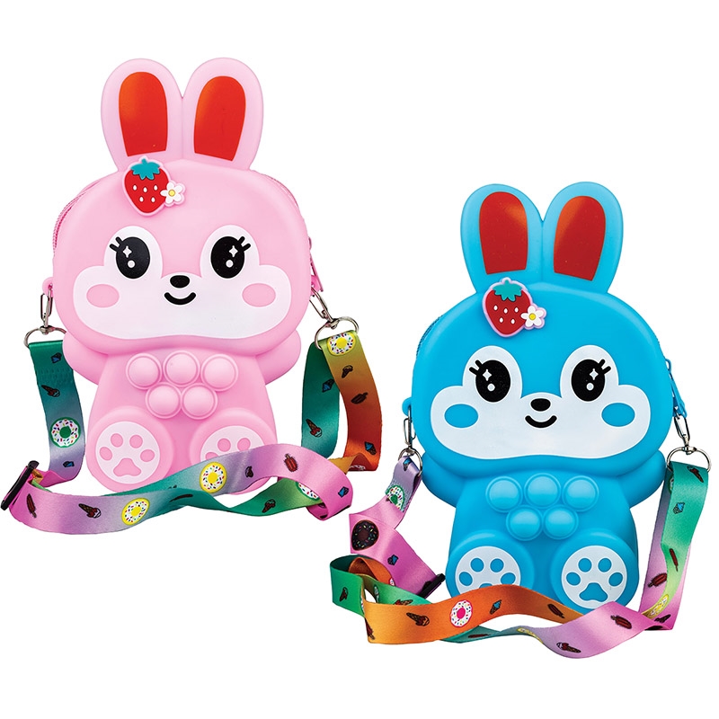 CENTRUM Borsa portafoglio RABBIT in silicone, 22x13,3x3,7cm