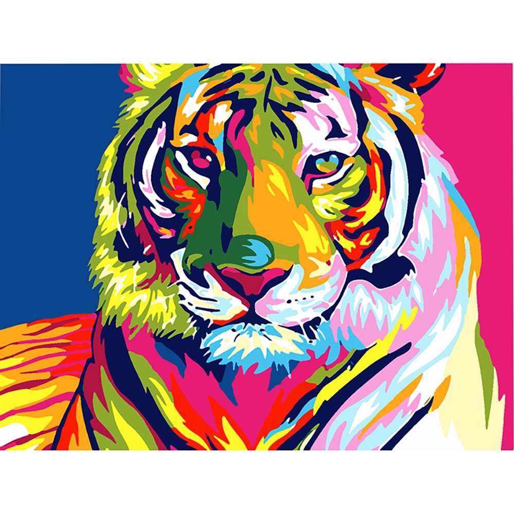 CENTRUM Tela paint by numbers, fantasia Tigre, 30x40cm