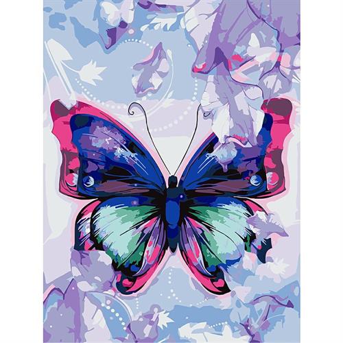 CENTRUM Tela paint by numbers, fantasia Farfalla, 30x40cm