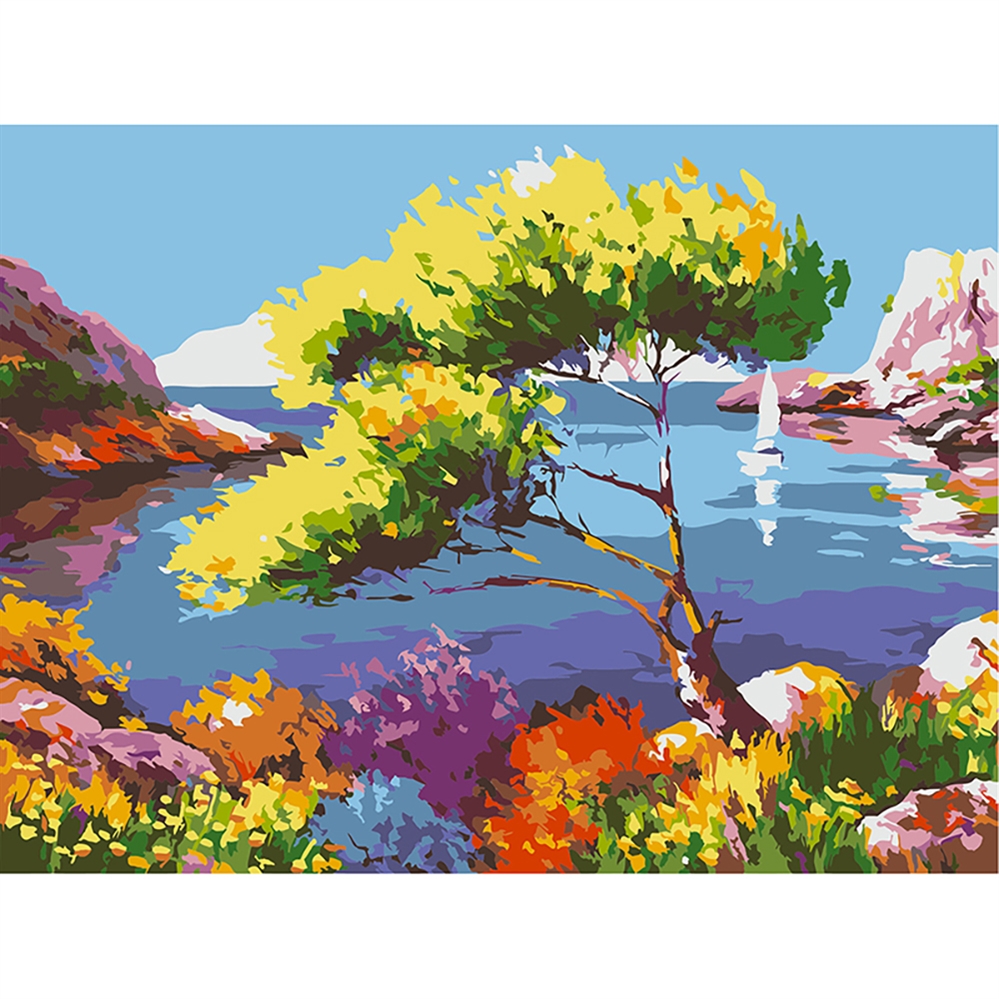 CENTRUM Tela paint by numbers, fantasia Paesaggio, 30x40cm