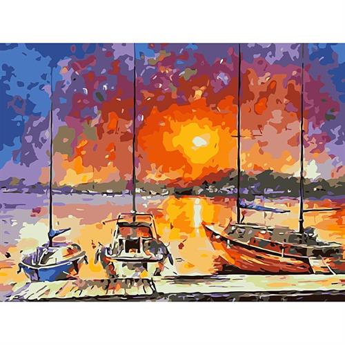 CENTRUM Tela paint by numbers, fantasia Mare, 40x50cm