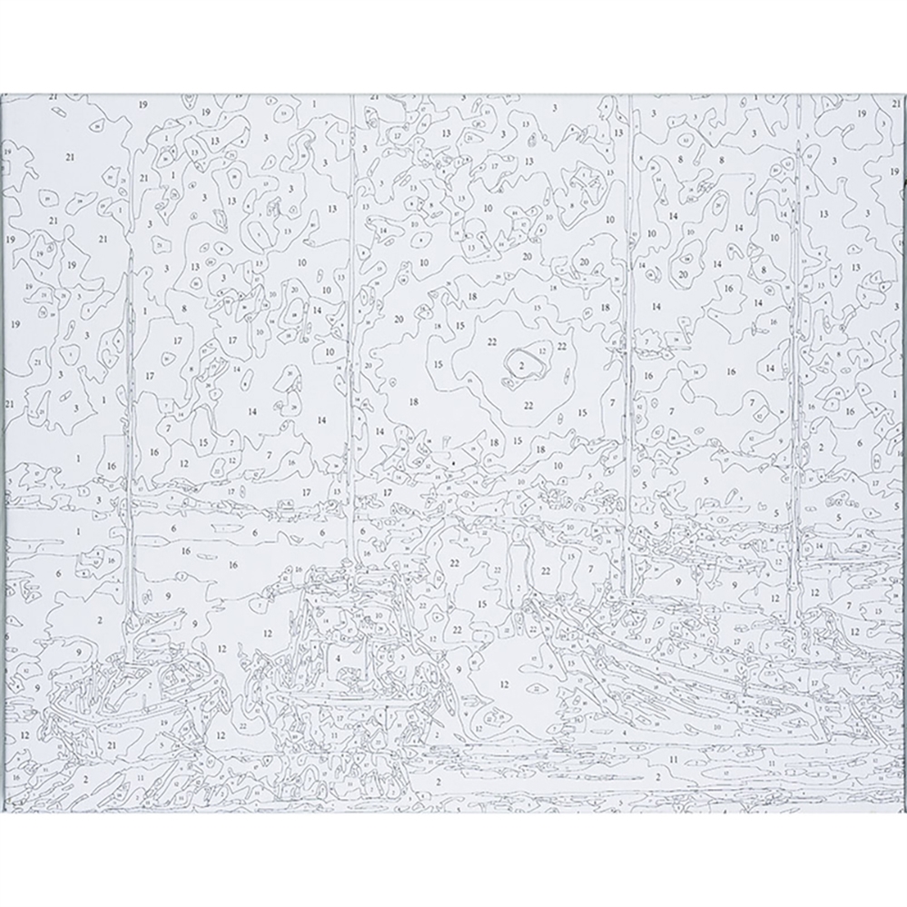 CENTRUM Tela paint by numbers, fantasia Mare, 40x50cm